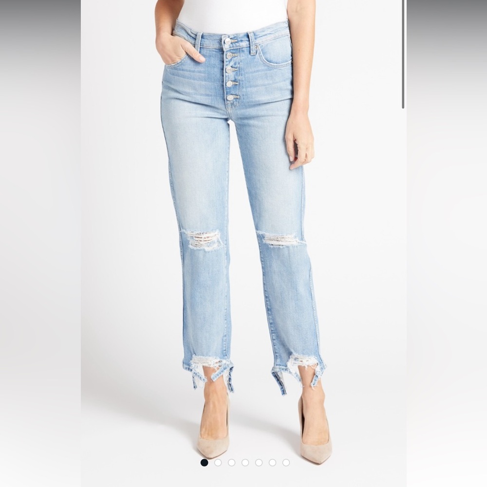 7 for all mankind - High Waist Crop Straight